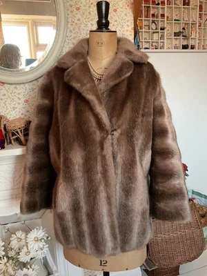 vintage 1960 s fake fur jacket - Image 1 of 4