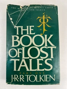 The Book of Lost Tales PT 1 J. R. R. Tolkien HCDJ Book Club Ed. - Picture 1 of 18