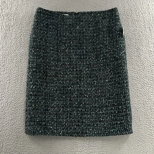 Talbots Damen Rock Grün Größe 10p Gerade Bleistift Gefüttert Polyester Wollmischung - Bild 1 von 12