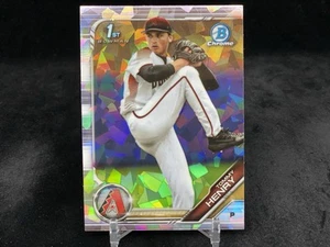 TOMMY HENRY 2019 BOWMAN DRAFT #BDC-197 CROMO 1° RIFRATTORE ATOMICO / DBACKS - Foto 1 di 2