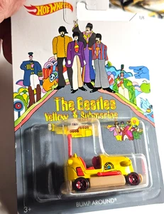Hot Wheels The Beatles 50th Anniversary Yellow Submarine Bump Around MOC-A - Picture 1 of 5