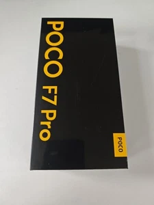 Brand New Xiaomi Poco F7 Pro 5G 12GB/512GB Black UK Unlocked Smartphone Warranty - Picture 1 of 3