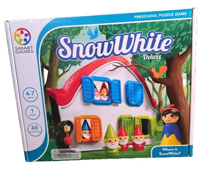Snow White Deluxe Puzzle Game Smart Games 4-7 years 1 player 48 challenges NIB - Image 1 of 4