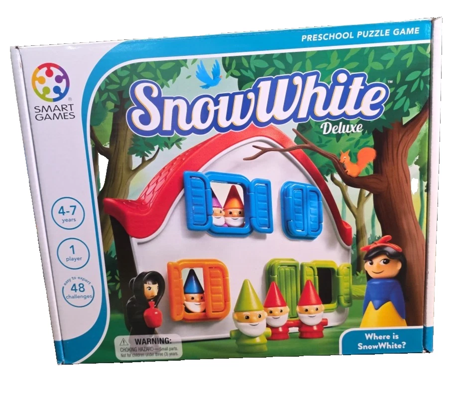 Snow White Deluxe Puzzle Game Smart Games 4-7 years 1 player 48 challenges NIB - Image 1 of 4