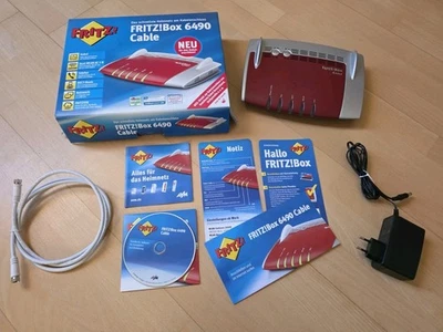 FRITZ!BOX 6490 Cable, Orginalverpackung siehe Bilder, Artikelnummer 20002778 - Bild 1 von 2