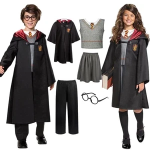 Harry Potter Hermione Granger Gryffindor Kids Cosplay Uniform Set Fancy Costume… - Picture 1 of 13