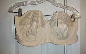 Women's cream colored Strapless Bra size 42C by GODDESS - Picture 1 of 1