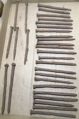 批量 30 件 18 世纪手工编织指甲古董 — 第 1/4 张图片