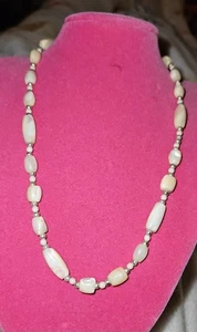 Vintage Nacre Shell Bead Necklace - Picture 1 of 1