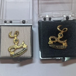 Pin de tachuela vintage del club de leones leona ex presidente T-1275 y ex vicepresidente - Imagen 1 de 7