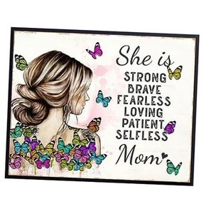 Gifts for Mom Wall Art & Decor - My Mom Sign - Unique Happy Mother's Day Gifts - Picture 1 of 8