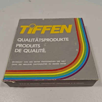 Vintage Tiffen 82mm Clear Filter – Pre-UPC Era – Mint in Box w/ Booklet – Legacy - Image 1 of 4