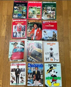 MEN'S CLUB Ivy Special Issues & Vintage Fashion Magazines 12 Book Lot Japan - Picture 1 of 6