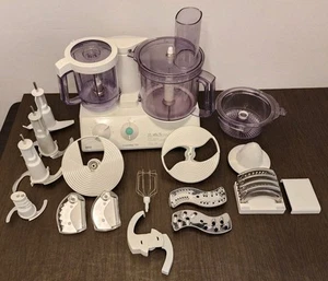 BRAUN CombiMax 750 White FOOD PROCESSOR + 19 Accessories Germany WORKING *READ* - Picture 1 of 24