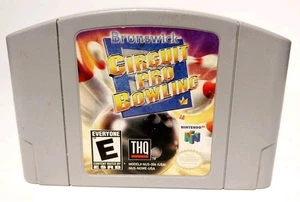 BRUNSWICK CIRCUITO PRO BOWLING (NINTENDO 64 N64, 1999) PROBADO SOLO CARRO FUNCIONANDO - Imagen 1 de 4