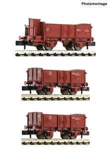 Fleischmann 6660034 Spur N 3er Set offene Güterwagen Kohlezug Ep. II-III FS - Picture 1 of 1