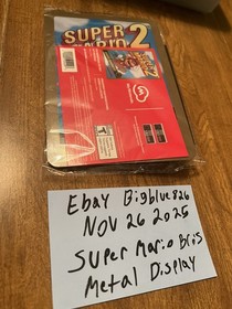 Nintendo Super Mario Bros 2 Desktop Metal Display Sign Nintendo Exclusive NES