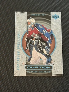 1999-00 Upper Deck Ovation Patrick Roy #86 HOF Avalanche - Picture 1 of 2