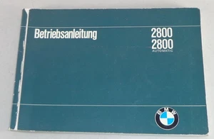 Manuale / Guida BMW 2800 Tipo E3 + AUTOMATICO Stato 04/1969 - Foto 1 di 1