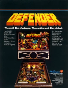 Pinball ROM CPU SET (3 chips) Williams Defender System 7 - Picture 1 of 1