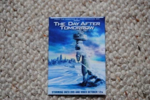 THE DAY AFTER TOMORROW DVD VIDEO BADGE NEW DENNIS QUAID MOVIE FILM RARE PROMO - Picture 1 of 1