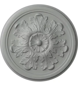 Ekena Millwork CM12LE Legacy Acanthus Ceiling Medallion, 12 3/4OD x 7/8" - Picture 1 of 4