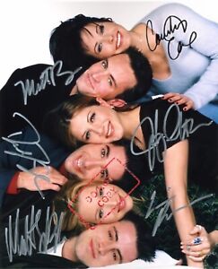 Friends Cast 8.5 X 11 Matthew Perry Signed Autographed Photo  Jennifer Aniston