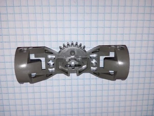 Bionicle Torso Zahnrad 7 Zähne und 3 Achslöcher Original Lego Teil 44247 dunkelgrau - Bild 1 von 15