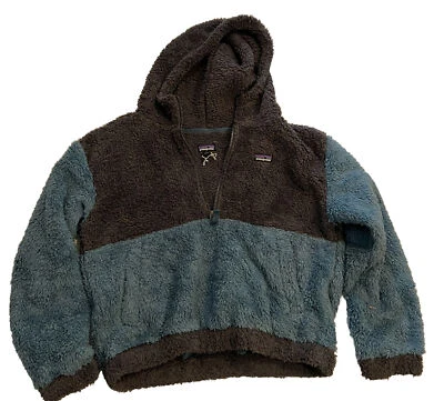 Sudadera con Capucha Patagonia Niñas Gatos Gris Teal Talla XL Foto 1 de 4