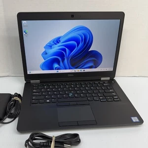 Dell Latitude E5470 i5-6440HQ 14" Windows 11 Pro Laptop 256GB NVMe SSD 16GB RAM - Picture 1 of 10