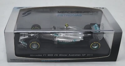 SPARK 1:43 MERCEDES F1 W05 #6 Winner Australian GP 2014 N.ROSBERG S3087 - Image 1 of 4