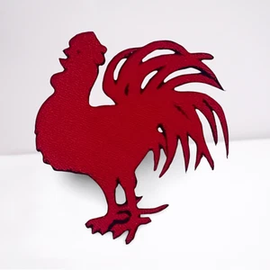 ROOSTERS NRL Embroidered Patch Badge - Various Sizes - (Adhesive) Iron / Sew - Picture 1 of 4