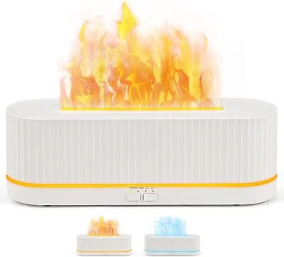 300ml Flame Diffuser, Cool Mist Humidifier with Color Changing for Room Office - Image 1 of 4
