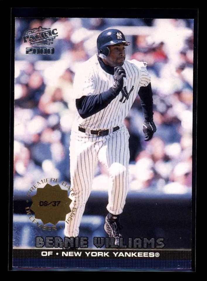 Bernie Williams 2000 Pacific fecha de estreno #304 8/37 Foto 1 de 2