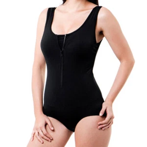 Funkita Form Still Black Zip Front One Piece Black FF02L00090 - Picture 1 of 2