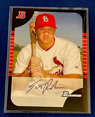 2005 BOWMAN SCOTT ROLEN ST. LOUIS CARDINALS #80 MLB Hall of Fame Inductee EX+ - Image 1 of 3