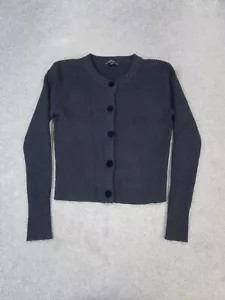 Zara Sweater Womens Large Blue Knit Cardigan - Picture 1 of 8