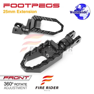 Para Kawasaki ZR 550 Zephyr 90-99 98 BUZZ 1 pulgada Riser Rider Touring estriberas Foto 1 de 4