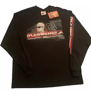 Dale Earnhardt Jr Shirt Mens XXL Black Red Nascar Racing Long Sleeve #8 - Bild 1 von 10