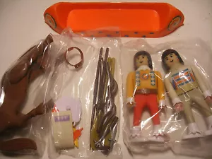 playmobil PLAY BIG AIRGAM BOYS airgamboys NEUF far west Indien CANOE - Foto 1 di 1