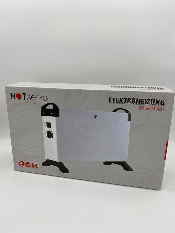 Hotserie Heizgerät mit 3 Leistungsstufen 2000W - Weiß