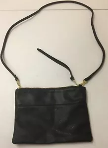 H&M Black Square Clutch Crossbody Bag Mini Wallet Make Up Bag a1j - Picture 1 of 1