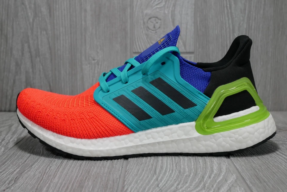 Adidas Ultraboost 20 Multicolor Running Shoes Men's Sz 8, 9 GV7164 - Image 1 of 4