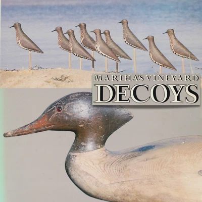 Martha's Vineyard FOLK ART DUCK DECOYS Carvers History Murphy 1st Ed 1978 HC DJ  - Image 1 of 4
