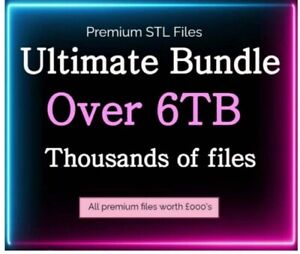Ultimate Bundle of premium 3d printing stl files - over 6TB