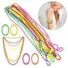 4/8PCS Colorful Beads Necklace Bracelet Set