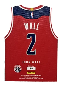 2015-16 Panini Threads Team Threads Die-Cuts John Wall #25 - Picture 1 of 2