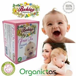 Organic BABY FRUIT TEA 4+m Infant Vitamins Apple Rosehip Fennel Lavender Nettle - Picture 1 of 10