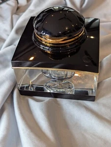 Montblanc Meisterstuck Inkwell in lead crystal and black precious resin and gold - Picture 1 of 7