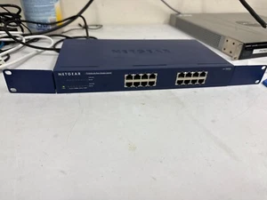 NetGear ProSafe JGS516 16 Port Gigabit Network Switch with Rack Ears - Picture 1 of 4